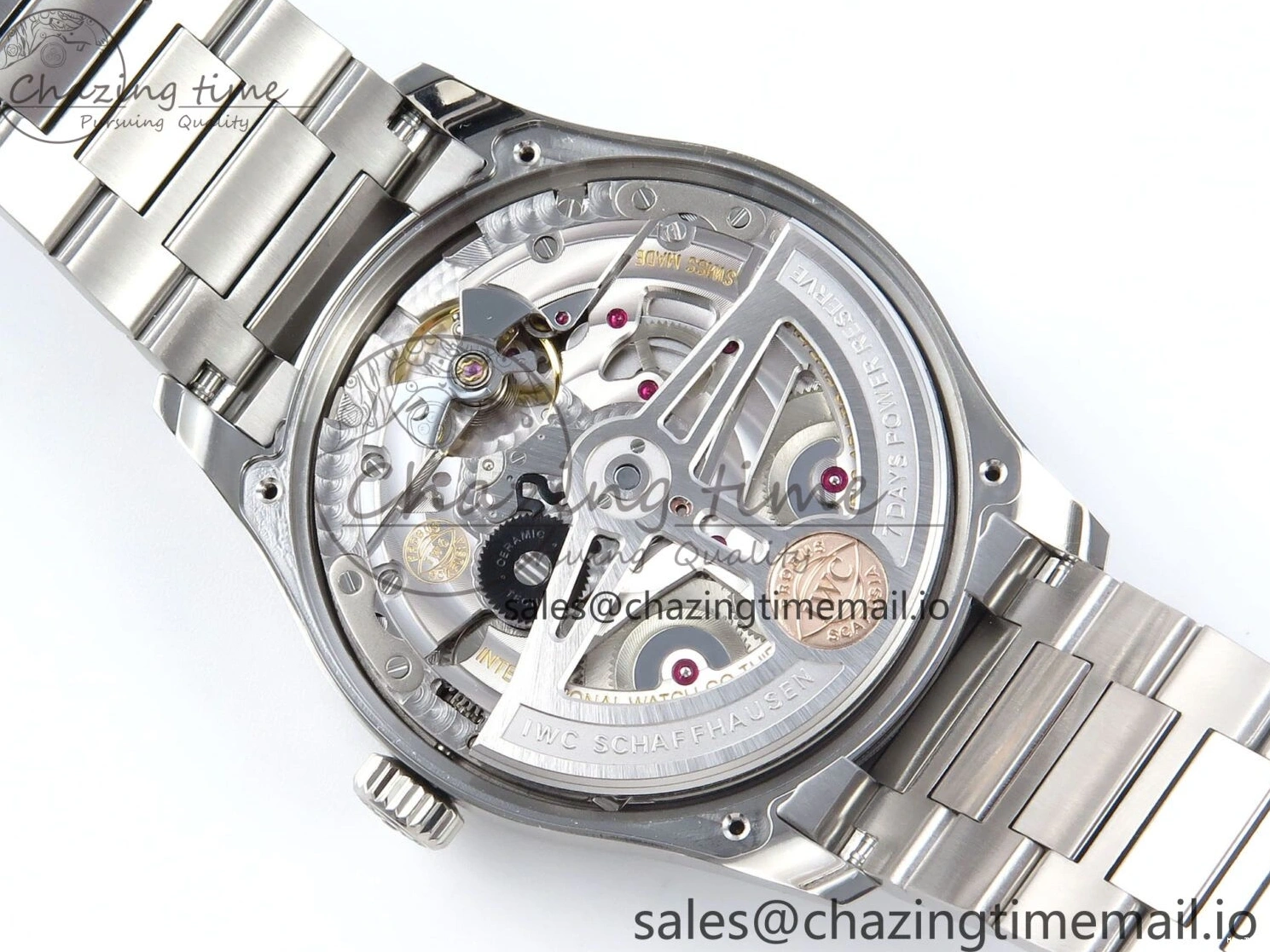 MIROTIME 0111 Portugieser Auto IWC0562E APSF 1:1 Best Edition Blue Dial on SS Bracelet A Timeless 6997